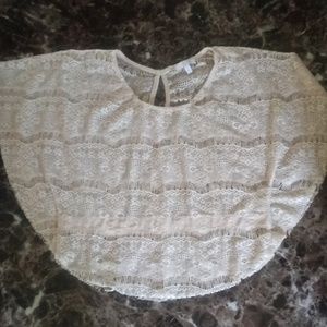 Size S see through wing top